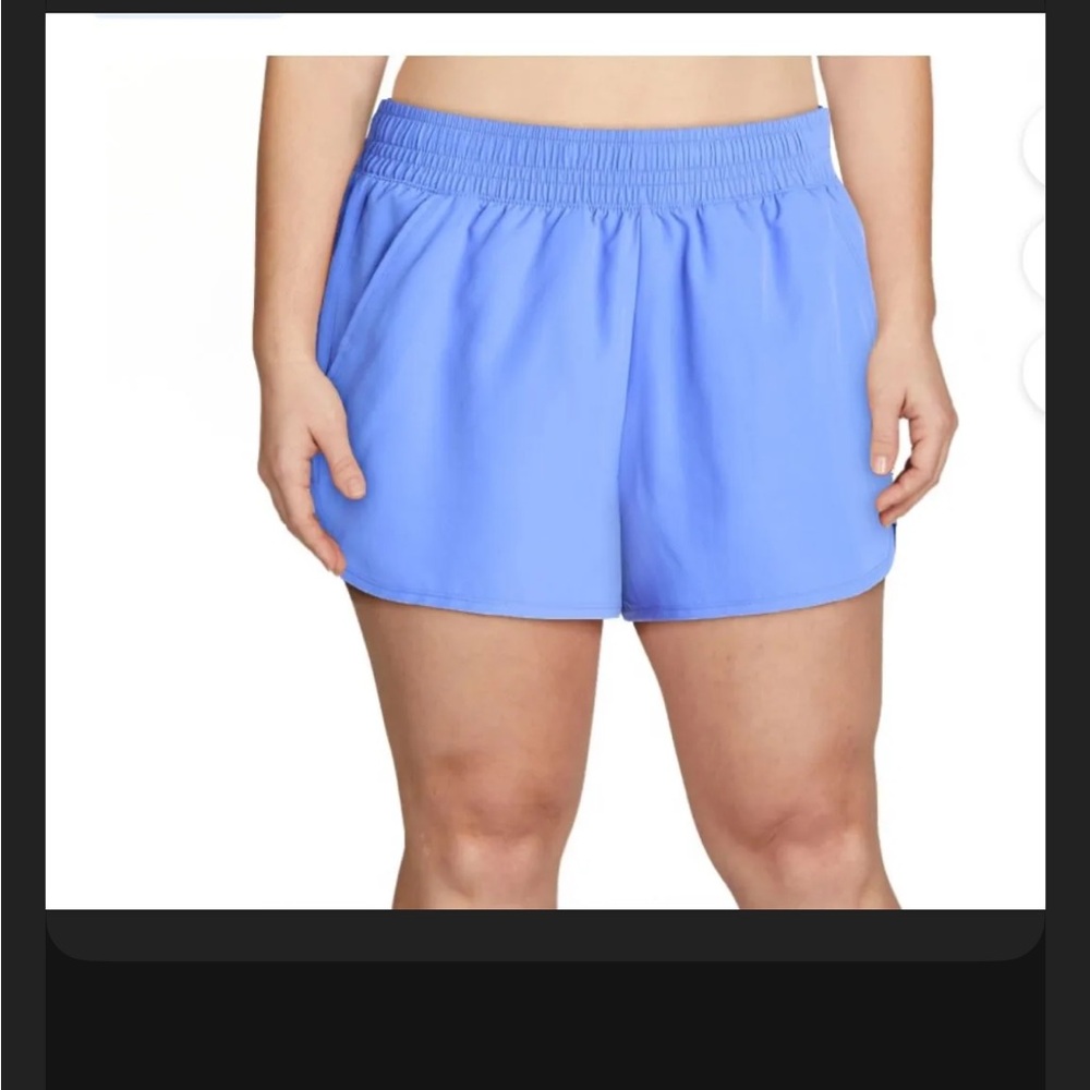 NWT athletic works 3X blue shorts lined 1339